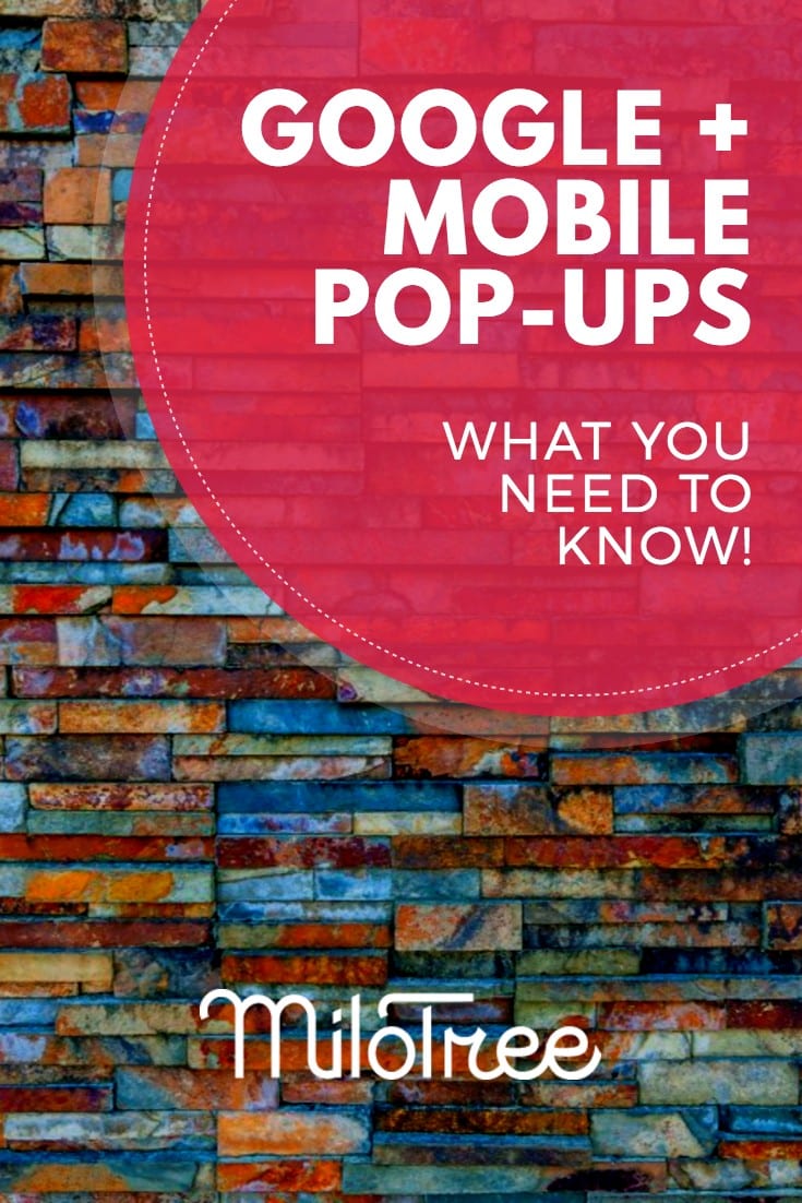 Google compliant mobile pop-up | MiloTree.com