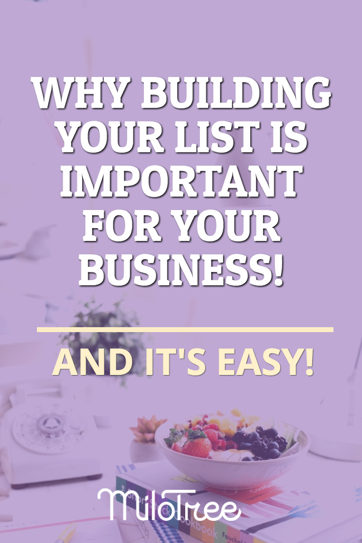 Why Building Your List Is Important for your Business | MiloTree.com