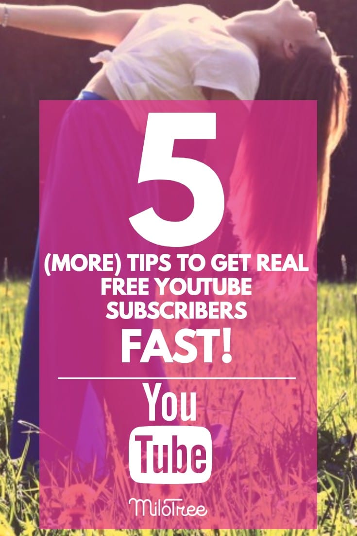 Get Real Free YouTube Subscribers Fast! | MiloTree.com