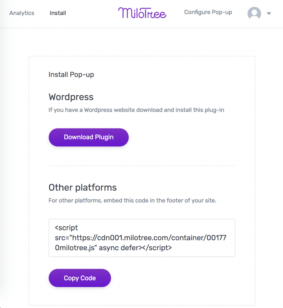 Wordpress Install Instructions Milotree