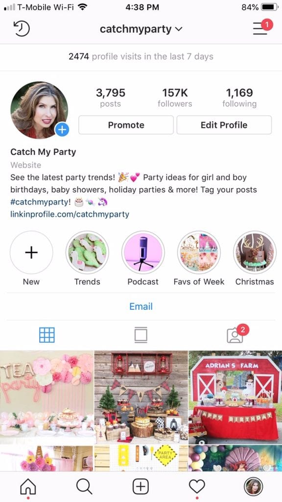 Catch My Party Instagram