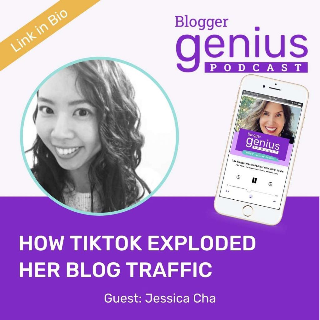 How TikTok Exploded Her Blog Traffic | The Blogger Genius Podcast with Jillian Leslie